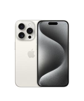 iPhone 15 Pro White Titanium front and back