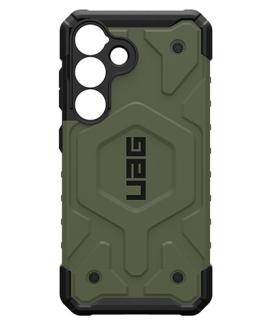 UAG Pathfinder case with a magnet for the Samsung Galaxy S25 in olive drab.