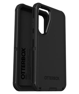 Black Defender Pro case for the Galaxy S25+.