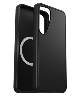 Symmetry magnetic case in black for the Galaxy S25+.