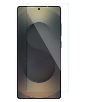 Black Ice Glass Screen Protector for the Galaxy S25+.