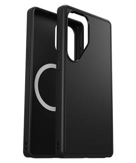 Black Symmetry magnetic case for the Galaxy S25 Ultra.