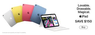 iPad A16 buy now banner