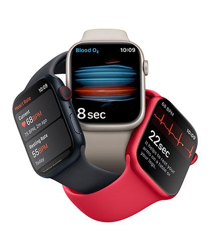 Apple Watch Series 7 [GPS 45mm] Smart Watch w/Midnight Aluminum Case with  Midnight Sport Band. Fitness Tracker, Blood Oxygen & ECG Apps, Always-On