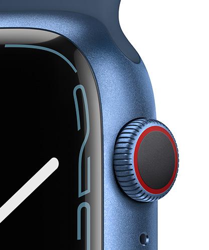 Watch Series 7 GPS Cellular 45mm Blue Aluminum Case w Abyss Blue