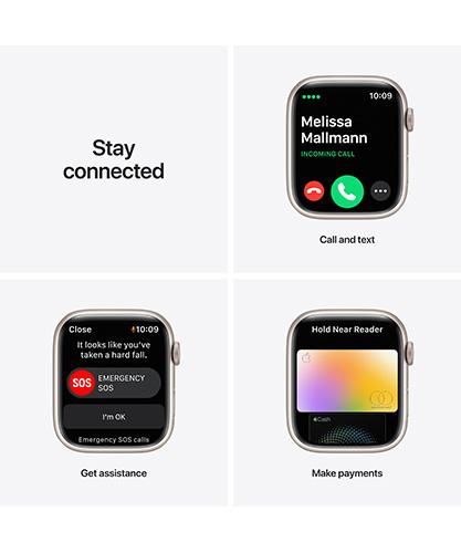 Apple Watch Series 7 [GPS 45mm] Smart Watch w/Starlight Aluminum Case with  Starlight Sport Band. Fitness Tracker, Blood Oxygen & ECG Apps, Always-On