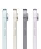 All the iPad Air colors viewed side by side: Blue, Starlight, Space Gray, and Purple.