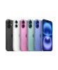 All iPhone 16 colors: Black, white, pink, ultramarine, and blue.